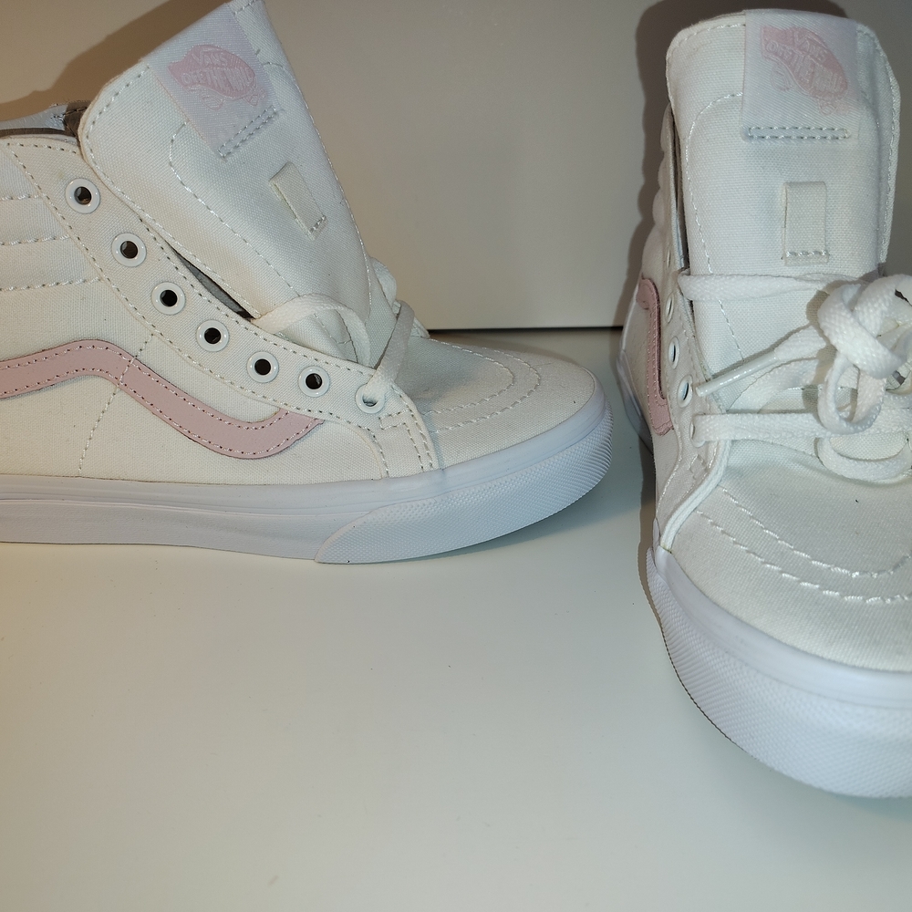 Vans Kids White High-Top Sneakers